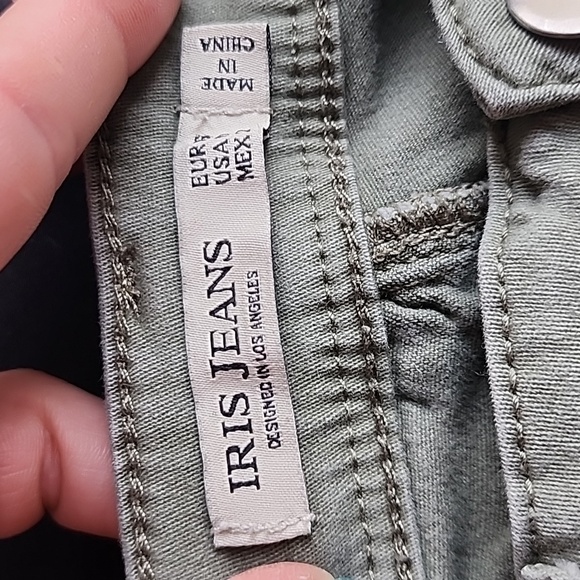 Iris‎ jeans green size 9 - Picture 5 of 9